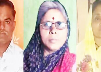 व्यवसायानिमित्त गावी जात असताना अपघातात तीन ठार