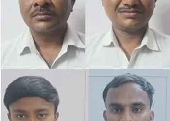 महिलेसह मुलांना मारहाण करणारे चार अटकेत