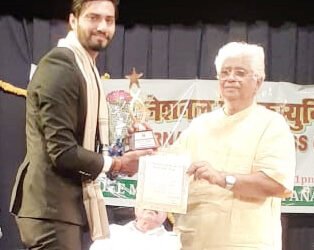 समाजसेवा रत्न पुरस्काराने जळगावचे पियुष गांधी गोव्यात सन्मानित