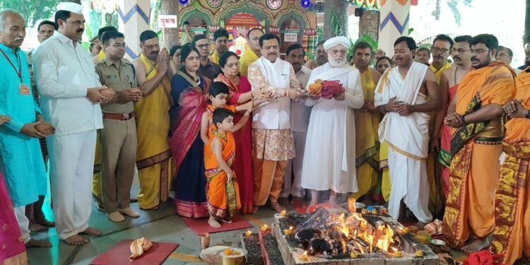 मंगळग्रह मंदिर येथे तीन दिवसीय शतचंडी महायज्ञ