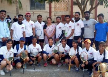 बॉल बॅडमिंटन स्पर्धेत खडसे महाविद्यालयाचे यश