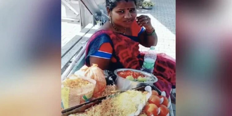 कच्चा बदाम नंतर भेळ पुरी विकणारी महिला व्हायरल