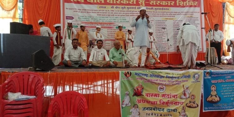 मुक्ताईनगरात जनप्रबोधन यात्रेचे जंगी स्वागत