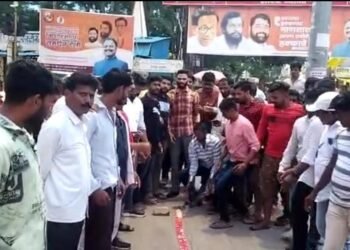 मुख्यमंत्री एकनाथ शिंदे यांच्या शपथविधीचा पाचोऱ्यात जल्लोष