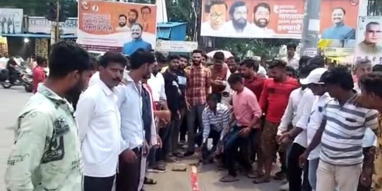 मुख्यमंत्री एकनाथ शिंदे यांच्या शपथविधीचा पाचोऱ्यात जल्लोष