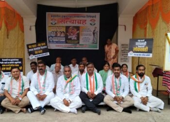 गांधींच्‍या ईडी चौकशीच्या निषेधार्थ जळगावात काँग्रेसचे आंदोलन