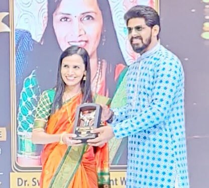 डॉ. स्वप्नाली वाडेकर ‘ग्लोबल आयकॉन ऑफ इंडिया’ पुरस्काराने सन्मानित