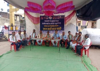 एरंडोल तालुका काँग्रेस कमिटीच्यावतीने शांततापूर्ण सत्याग्रह आंदोलन