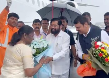 राष्ट्रपती पदाच्या उमेदवार द्रौपदी मुर्मू मुंबई दौऱ्यावर