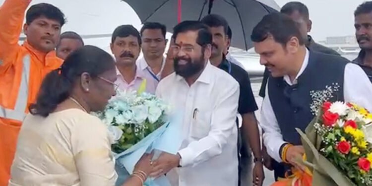 राष्ट्रपती पदाच्या उमेदवार द्रौपदी मुर्मू मुंबई दौऱ्यावर