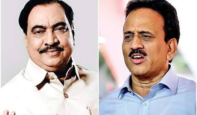 मंदिरात गेले, प्रसाद संपला, बाहेर आले तर चप्पल चोरीला, महाजनांनी खडसेंना डिवचलं