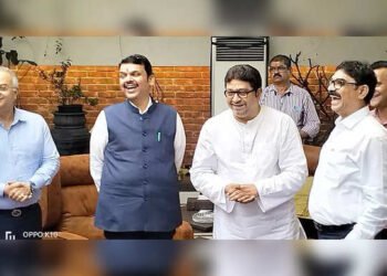 ती बातमी खोटी; देवेंद्र फडणवीसांच्या भेटीनंतर राज ठाकरेंचे एका वाक्यात उत्तर