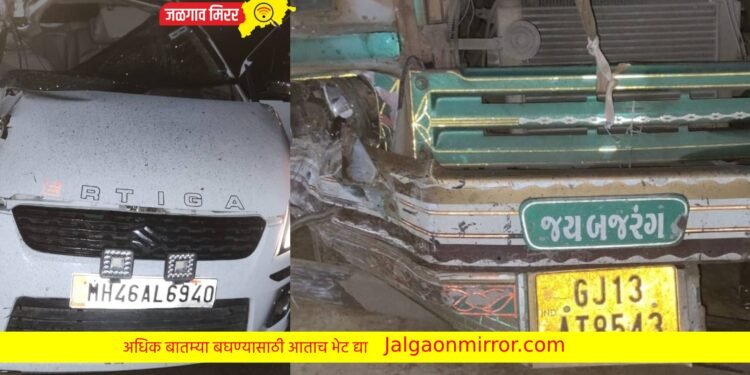 बोहर्डी रस्त्यावर ट्रक व चारचाकीचा अपघात ; दोन ठार