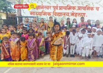 प्रभात फेरीसह शेतकऱ्यांचा झाला सन्मान