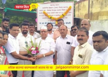 आ.शिरीष चौधरी यांच्या हस्ते निभोऱ्यातील ‘त्या’ रस्त्याचे भूमिपूजन