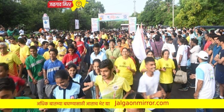 स्वातंत्र्याचा अमृत महोत्सव ; अमृत दौडला जळगावकरांचा उस्फूर्ते सहभाग