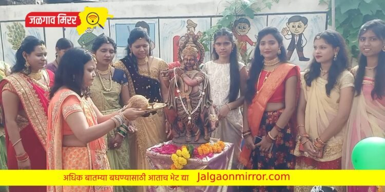 श्री.संत ज्ञानेश्वर विद्यालयात दहीहंडीचा जल्लोष