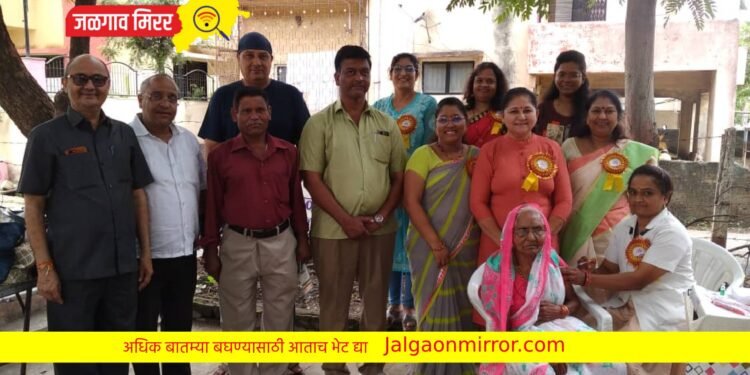 जळगावात अमृत महोत्सव लसीकरण शिबिरास उदंड प्रतिसाद