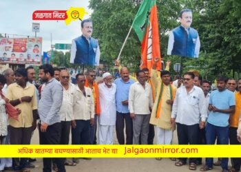 जिल्ह्यात ना.गिरीश महाजन यांच्या समर्थकांचा जल्लोष