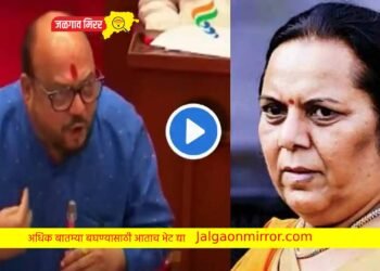 मंत्री गुलाबराव पाटलांवर सभापती भडकल्या ; ‘तुम्ही मंत्री असाल तर घरी’