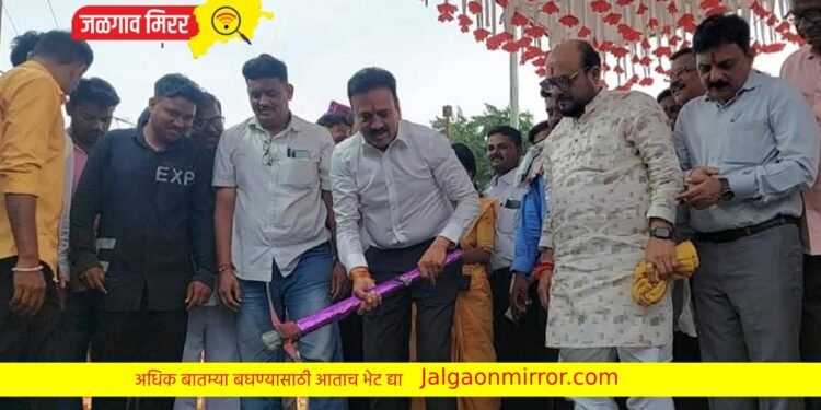 ७.३५ कोटींची पाणी पुरवठा योजना साकेगावसाठी वरदान ठरणार : ना. गुलाबराव पाटील