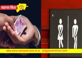 …चक्क टॉयलेटमध्ये लाच स्विकारताना अधिकाऱ्याला पकडले