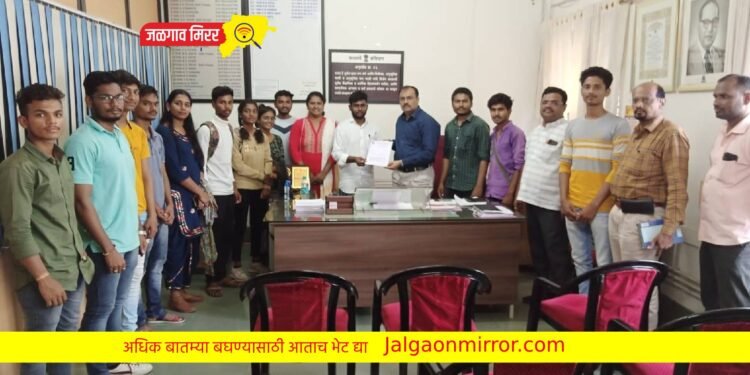 सत्यशोधक विद्यार्थी संघटनेचे समाज कल्याण आयुक्तांना निवेदन