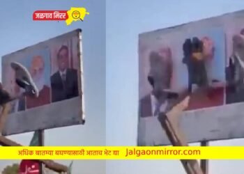 घाणेरड्या राजकारणाला कंटाळला तरुण ; मंत्र्यांच्या तोंडावर चपला मारण्यासाठी तयार केली मशीन