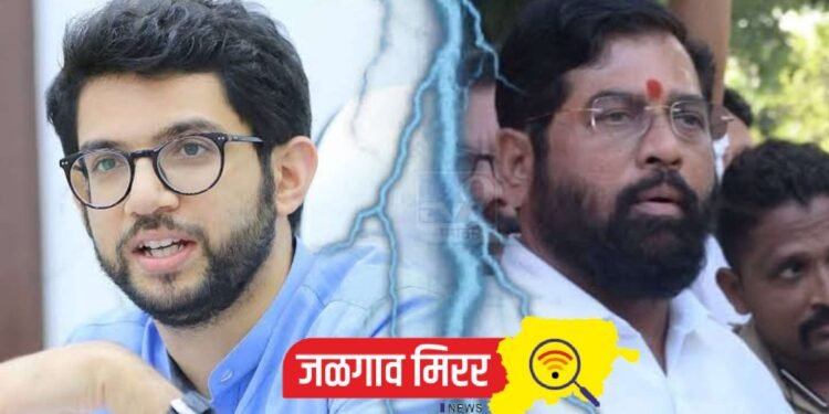 मुख्यमंत्री शिंदे आणि आदित्य ठाकरे आमने-सामने