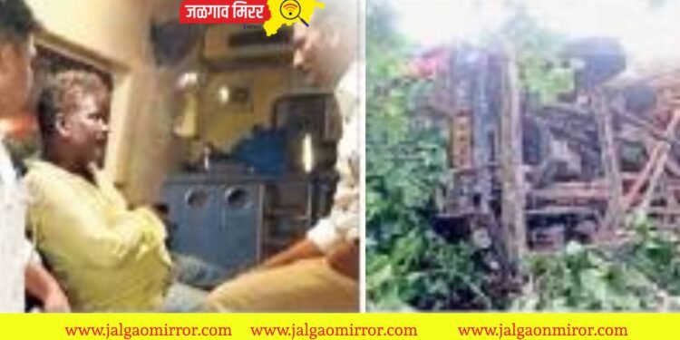 भीषण अपघात : १०० फूट दरीत कोसळला ट्रक ; चालक जागीच ठार