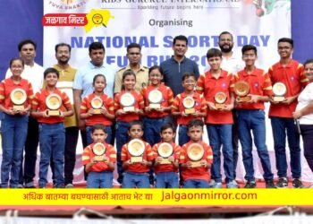 राष्ट्रीय क्रीडा दिन : जळगावात भव्य मॅरेथॉन यशस्वी