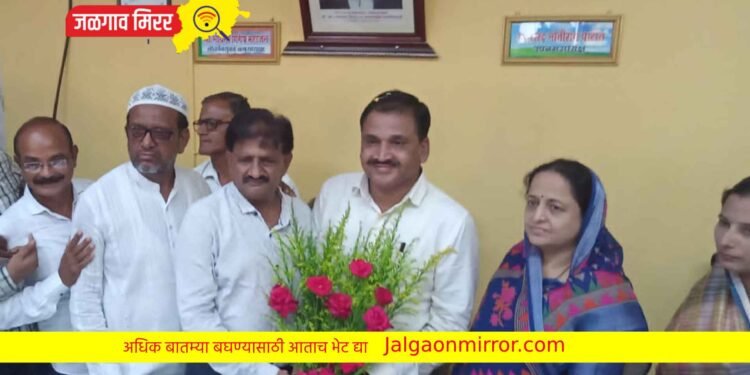 जामनेर नगरपालिकेच्या उपनगराध्यक्षपदी महेंद्र बाविस्कर यांची बिनविरोध निवड