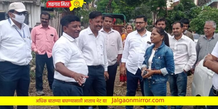 मनुदेवी हौसिंग सोसायटीच्या नागरिकांनी मांडल्या आयुक्तांना तक्रारी