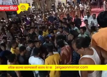 खळजनक : रात्री ११ वाजता महापौर महाजन यांच्या घरावर दगडफेक