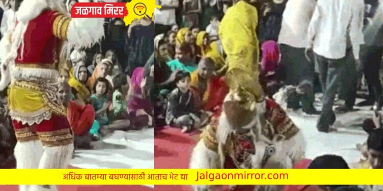 हनुमानाचा रोल करणाऱ्या तरुणाचा ऑन स्टेज मृत्यू ; वाचा सविस्तर काय आहे घटना