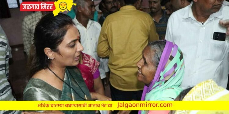 तब्बल दहा वर्षांनंतर कोऱ्हाळा गावात पहिल्यांदाच पोहचली बस ; नागरिकांनी मानले रोहिणीताईंचे आभार !