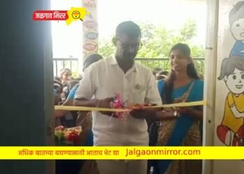 श्री संत ज्ञानेश्वर प्राथमिक, माध्यमिक विद्यालयात सुसज्ज संगणक कक्षाचे उदघाटन