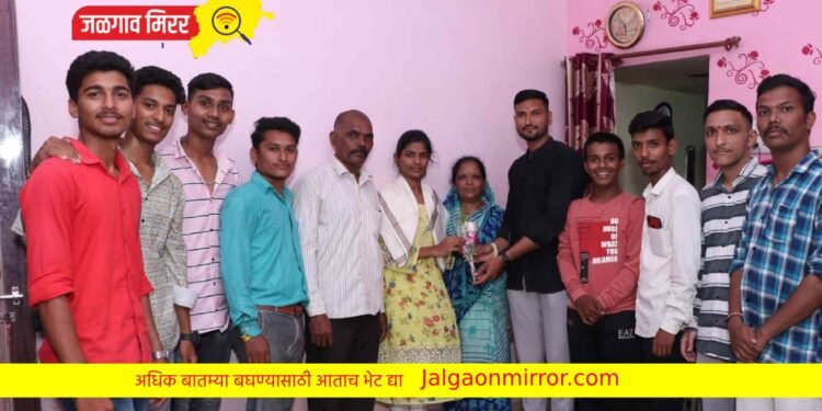 क्षितिज फाउंडेशनतर्फे कु.माधुरी घुगे यांचा सत्कार