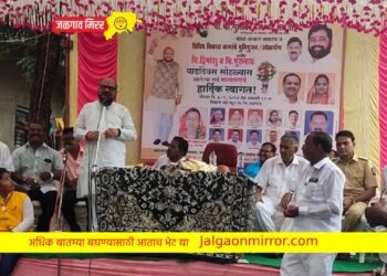 गाव विकासासाठी मंत्रीपदाचा फायदा घ्यावा : ना. गुलाबराव पाटील यांचे आवाहन