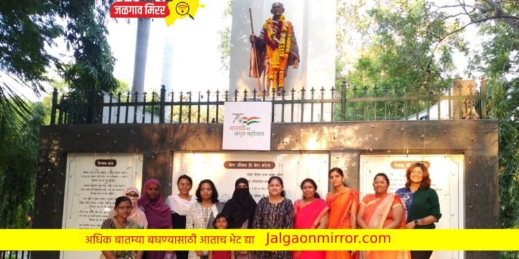 राष्ट्रपिता महात्मा गांधी व लालबहादूर शास्त्री यांची जयंती साजरी