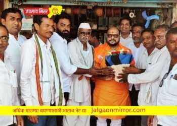 शिरसोली प्र. बो. येथिल शेत रस्त्यासाठी पालकमंत्र्यांचाही सहभाग !