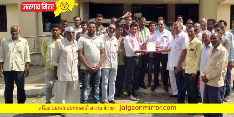 राष्ट्रवादी ओबीसी सेलतर्फे तहसीलदारांना निवेदन