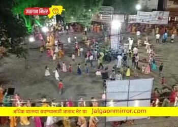 अयोध्या नगरात रंगतोय दांडिया उत्सव