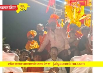 गुलाबराव देवकर बनले वहनोत्सवाचे गाडीवान