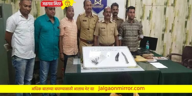 पिस्तूल घेऊन फिरणाऱ्या तरुणास पोलिसांनी घेतले ताब्यात