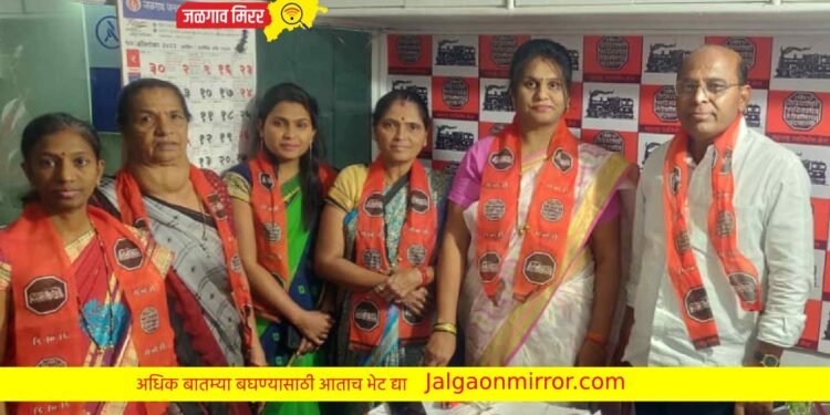 महिला शक्तीचा जळगाव मनसेत प्रवेश