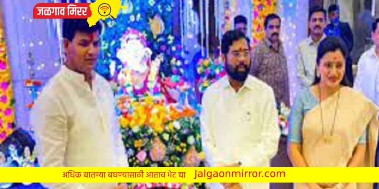 मुख्यमंत्री शिंदें संकटात राणा दाम्पत्य आले मदतीला