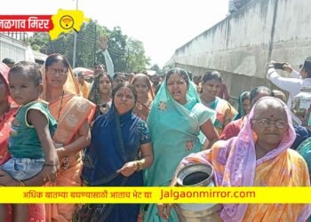 धरणगावात पाणी प्रश्न पेटला ; २२ दिवस उलटूनही पाणी नाही