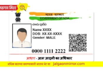 बातमी आधार कार्ड धारकांसाठी : सरकारने जारी केले आदेश