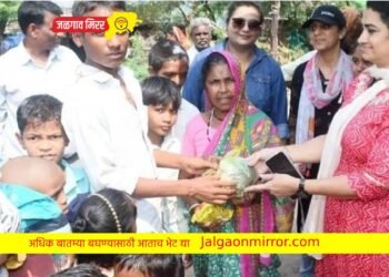 विद्यार्थ्यांनी व शिक्षकांनी मिळून गरजूना दिली दिवाळी भेट